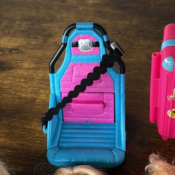 Barbie Doll Collection with Pink and Yellow Outfits set Of 8 Barbies & 4 Toys - Picture 2 of 12